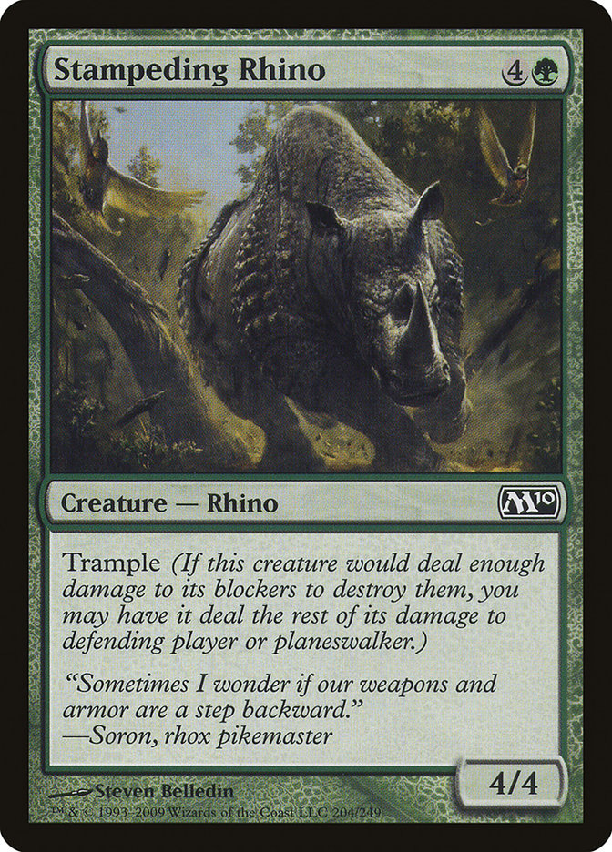 Stampeding Rhino [Magic 2010] | Good Games Morley