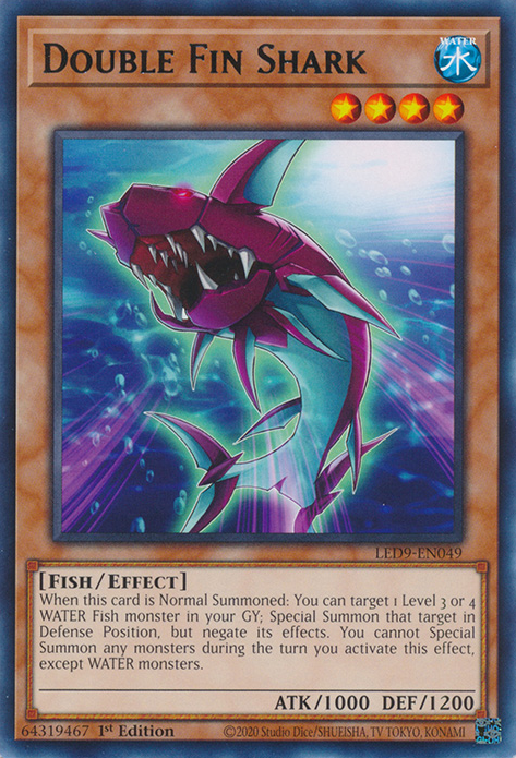 Double Fin Shark [LED9-EN049] Rare | Good Games Morley