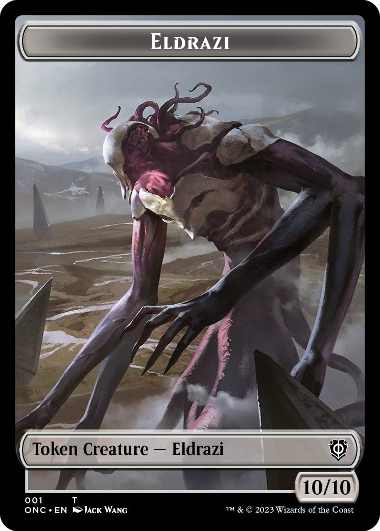 Soldier (017) // Eldrazi Double-Sided Token [Phyrexia: All Will Be One Commander Tokens] | Good Games Morley
