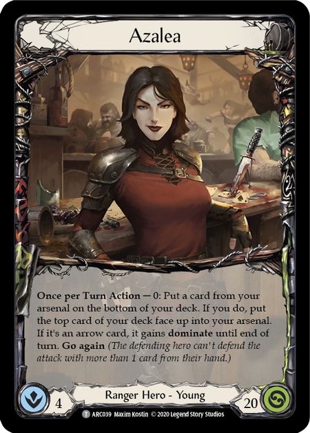 Azalea // Death Dealer [U-ARC039 // U-ARC040] (Arcane Rising Unlimited)  Unlimited Normal | Good Games Morley