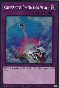 Compulsory Evacuation Device [NKRT-EN044] Platinum Rare | Good Games Morley
