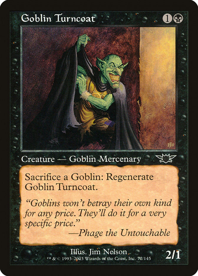 Goblin Turncoat [Legions] | Good Games Morley