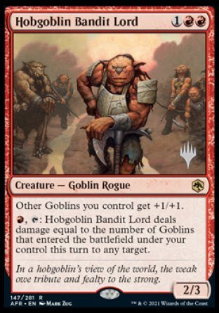 Hobgoblin Bandit Lord (Promo Pack) [Dungeons & Dragons: Adventures in the Forgotten Realms Promos] | Good Games Morley