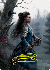 Mina Harker Art Card (Gold-Stamped Signature) [Innistrad: Crimson Vow Art Series] | Good Games Morley