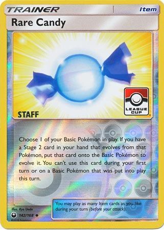 Rare Candy (142/168) (League Promo Staff) [Sun & Moon: Celestial Storm] | Good Games Morley