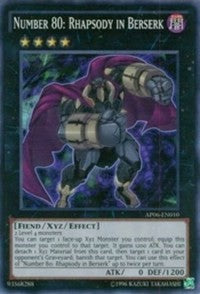 Number 80: Rhapsody in Berserk [AP06-EN010] Super Rare | Good Games Morley
