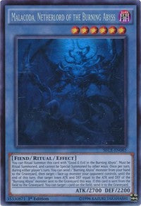 Malacoda, Netherlord of the Burning Abyss [SECE-EN085] Ghost Rare | Good Games Morley