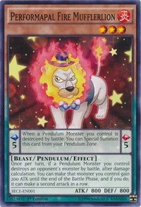 Performapal Fire Mufflerlion [SECE-EN001] Common | Good Games Morley