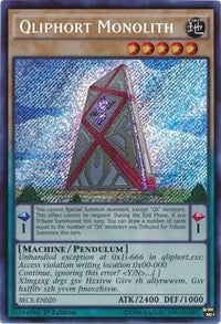 Qliphort Monolith [SECE-EN020] Secret Rare | Good Games Morley