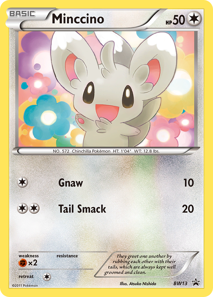 Minccino (BW13) [Black & White: Black Star Promos] | Good Games Morley