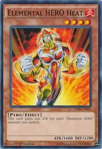 Elemental HERO Heat [SDHS-EN005] Common | Good Games Morley