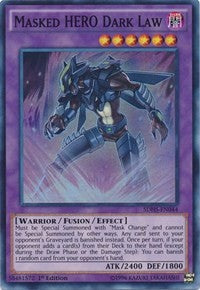 Masked HERO Dark Law [SDHS-EN044] Super Rare | Good Games Morley