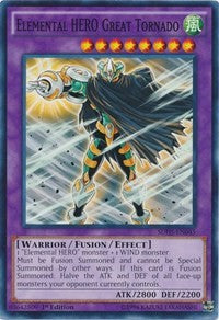Elemental HERO Great Tornado [SDHS-EN045] Common | Good Games Morley