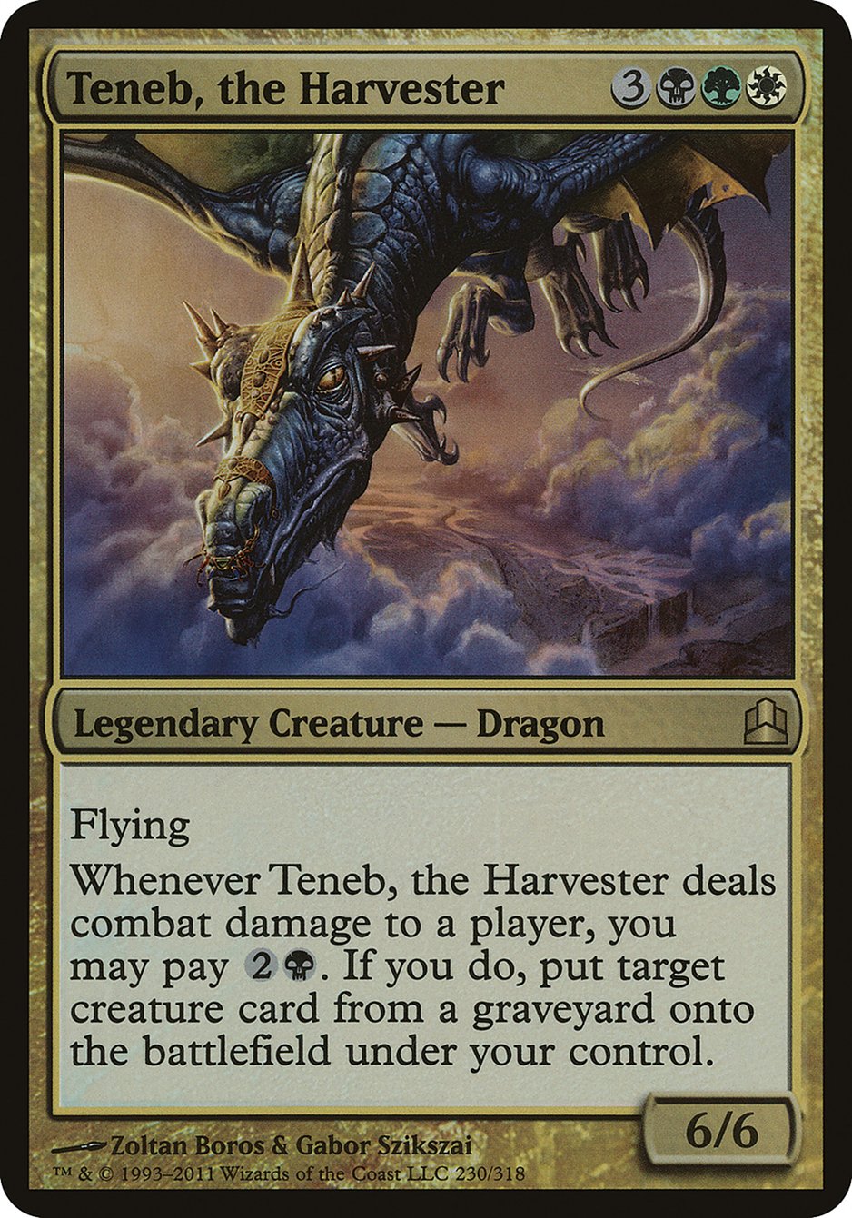 Teneb, the Harvester (Oversized) [Commander 2011 Oversized] | Good Games Morley