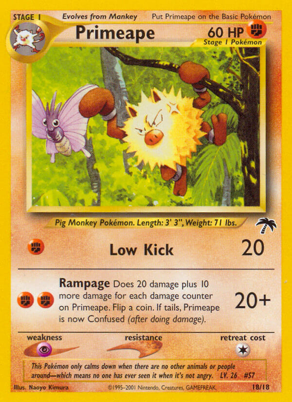 Primeape (18/18) [Southern Islands] | Good Games Morley
