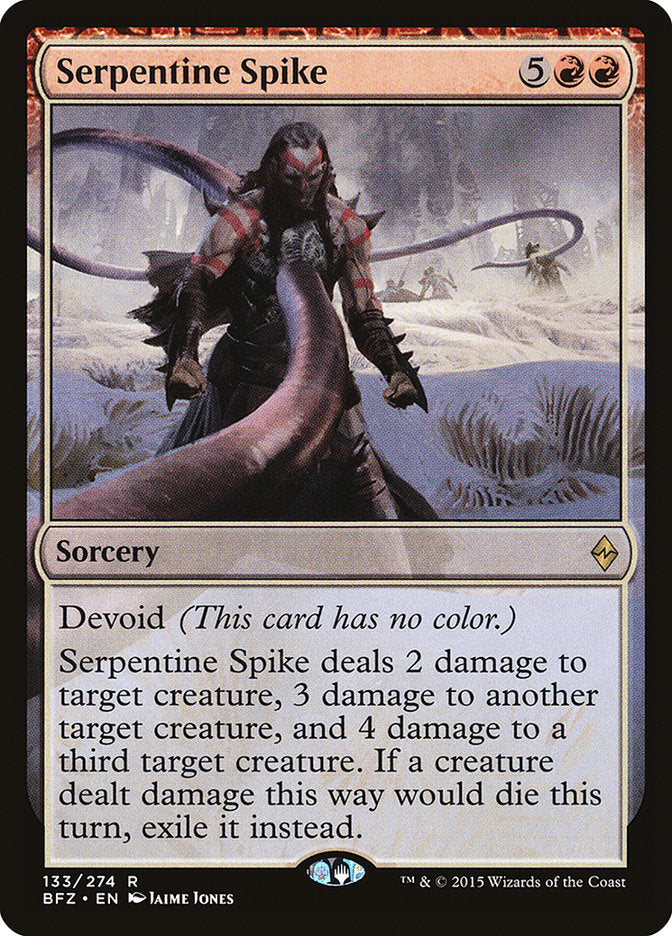 Serpentine Spike [Battle for Zendikar] | Good Games Morley