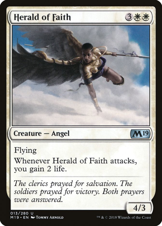 Herald of Faith [Core Set 2019] | Good Games Morley