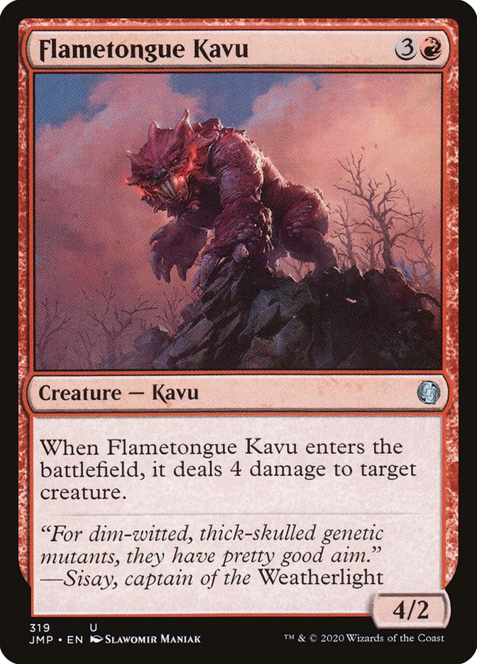 Flametongue Kavu [Jumpstart] | Good Games Morley