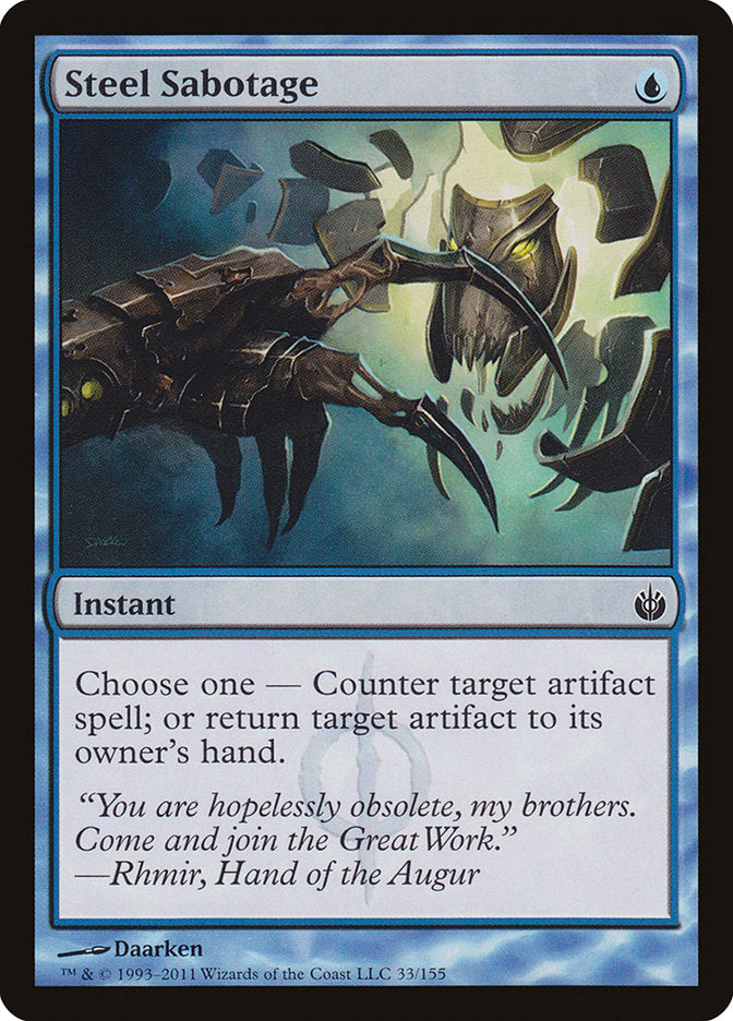 Steel Sabotage [Mirrodin Besieged] | Good Games Morley