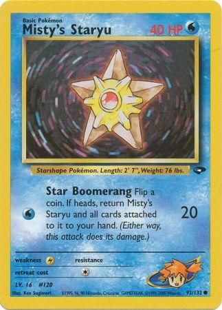 Misty's Staryu (92/132) [Gym Challenge Unlimited] | Good Games Morley