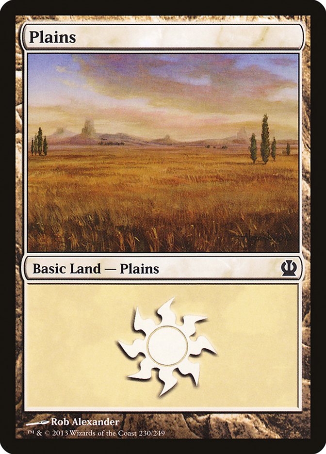 Plains (230) [Theros] | Good Games Morley