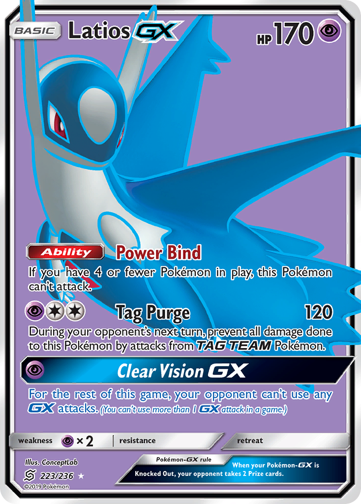 Latios GX (223/236) [Sun & Moon: Unified Minds] | Good Games Morley