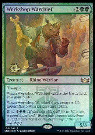 Workshop Warchief [Streets of New Capenna Prerelease Promos] | Good Games Morley