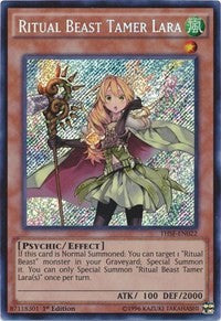 Ritual Beast Tamer Lara [THSF-EN022] Secret Rare | Good Games Morley
