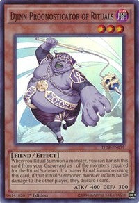 Djinn Prognosticator of Rituals [THSF-EN039] Super Rare | Good Games Morley
