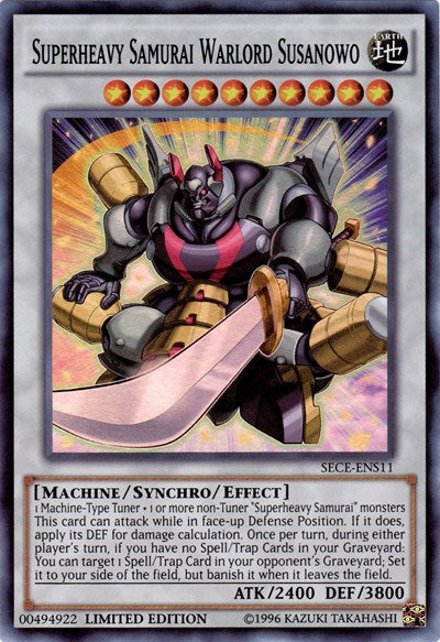 Superheavy Samurai Warlord Susanowo (SE) [SECE-ENS11] Super Rare | Good Games Morley