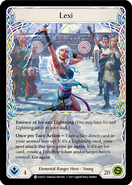 Lexi // Frostbite [ELE032] (Tales of Aria)  1st Edition Normal | Good Games Morley