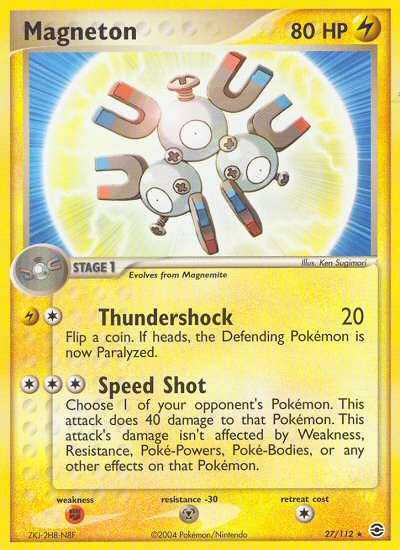 Magneton (27/112) [EX: FireRed & LeafGreen] | Good Games Morley
