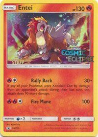 Entei (SM219) (Staff Prerelease Promo) [Sun & Moon: Black Star Promos] | Good Games Morley
