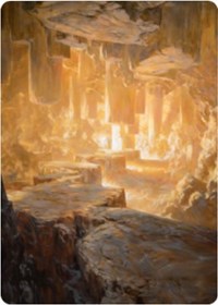 Pillarverge Pathway Art Card [Zendikar Rising Art Series] | Good Games Morley