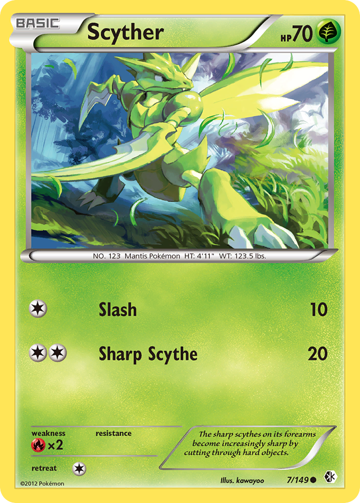 Scyther (7/149) [Black & White: Boundaries Crossed] | Good Games Morley