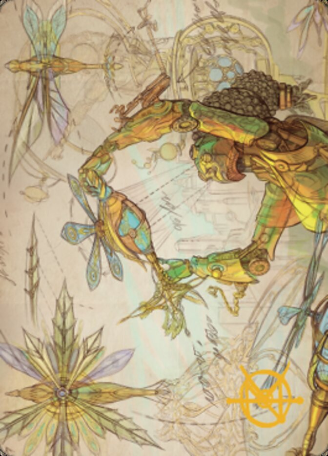 Inspiring Statuary Art Card (Gold-Stamped Signature) [The Brothers' War Art Series] | Good Games Morley