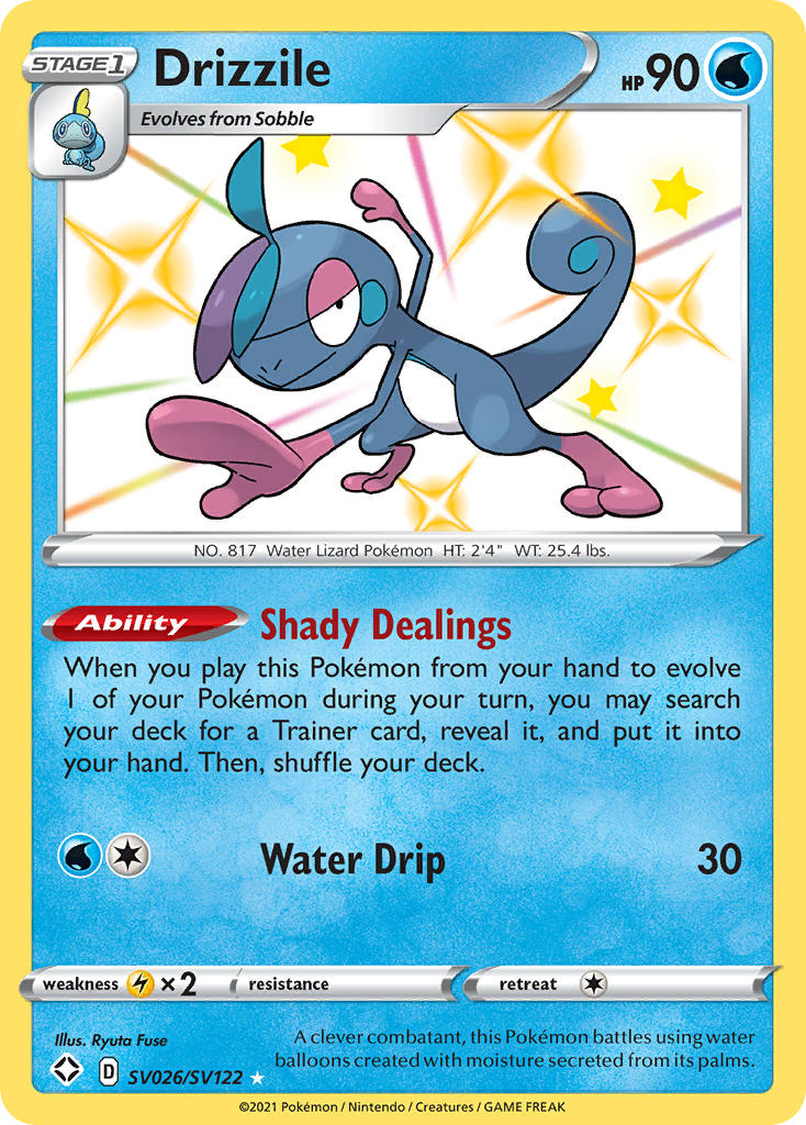 Drizzile (SV026/SV122) [Sword & Shield: Shining Fates] | Good Games Morley