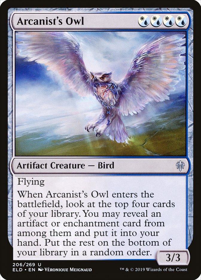 Arcanist's Owl [Throne of Eldraine] | Good Games Morley