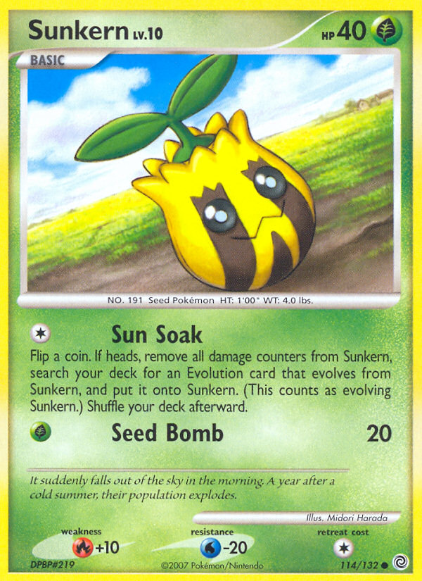 Sunkern (114/132) [Diamond & Pearl: Secret Wonders] | Good Games Morley
