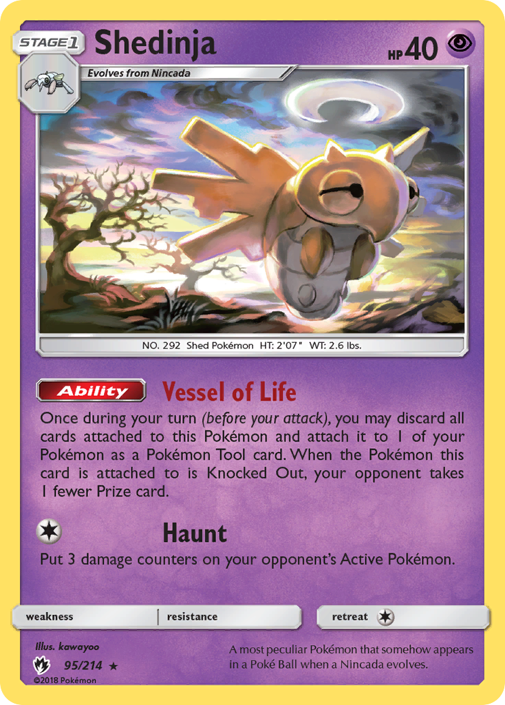 Shedinja (95/214) [Sun & Moon: Lost Thunder] | Good Games Morley
