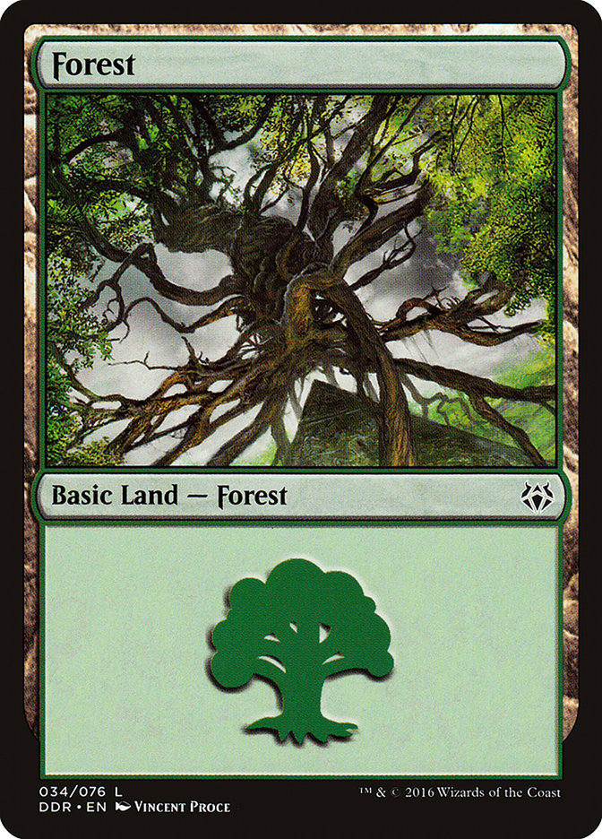 Forest (34) [Duel Decks: Nissa vs. Ob Nixilis] | Good Games Morley