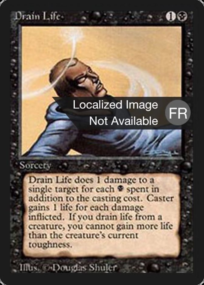Drain Life [Foreign Black Border] | Good Games Morley