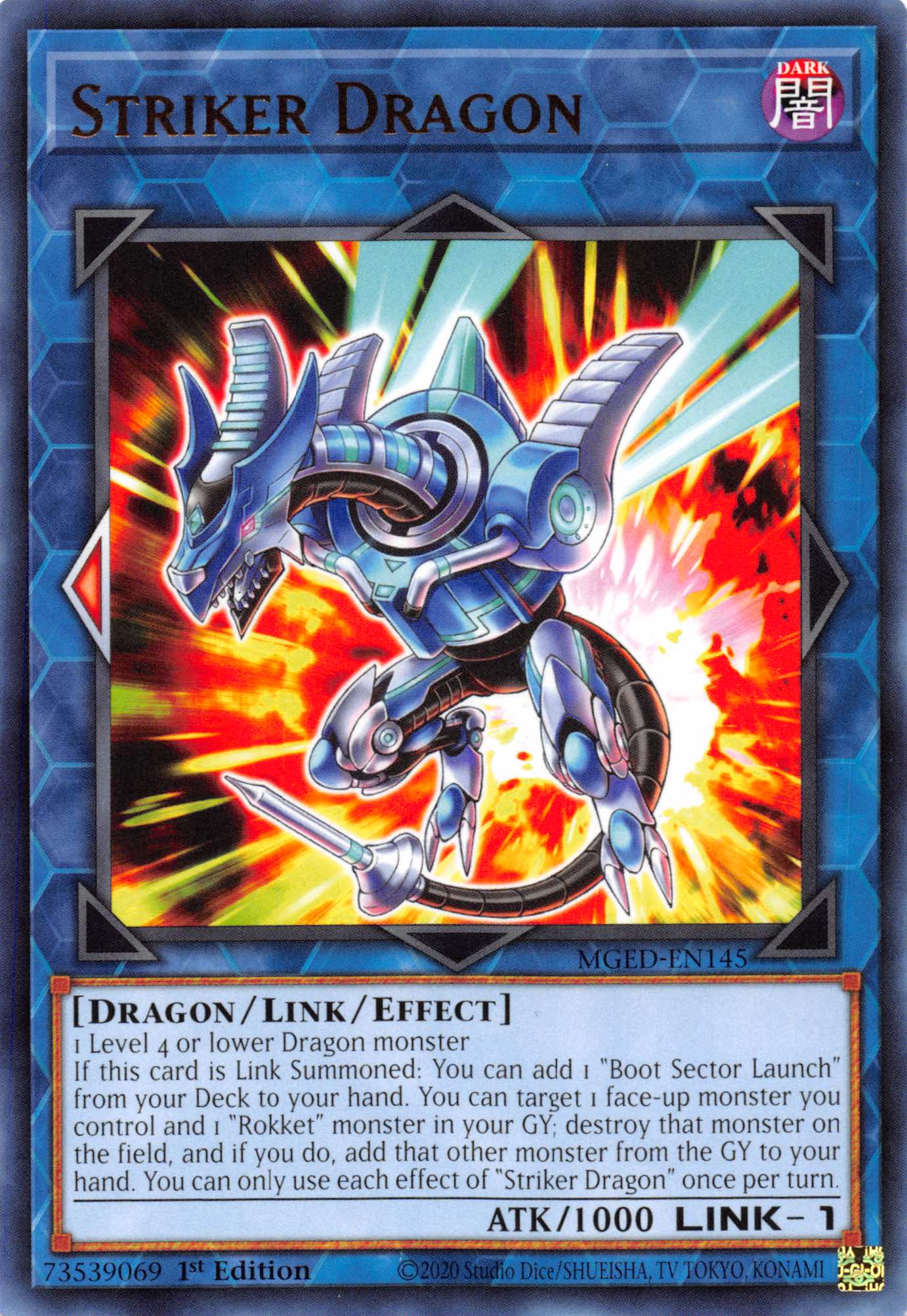 Striker Dragon [MGED-EN145] Rare | Good Games Morley