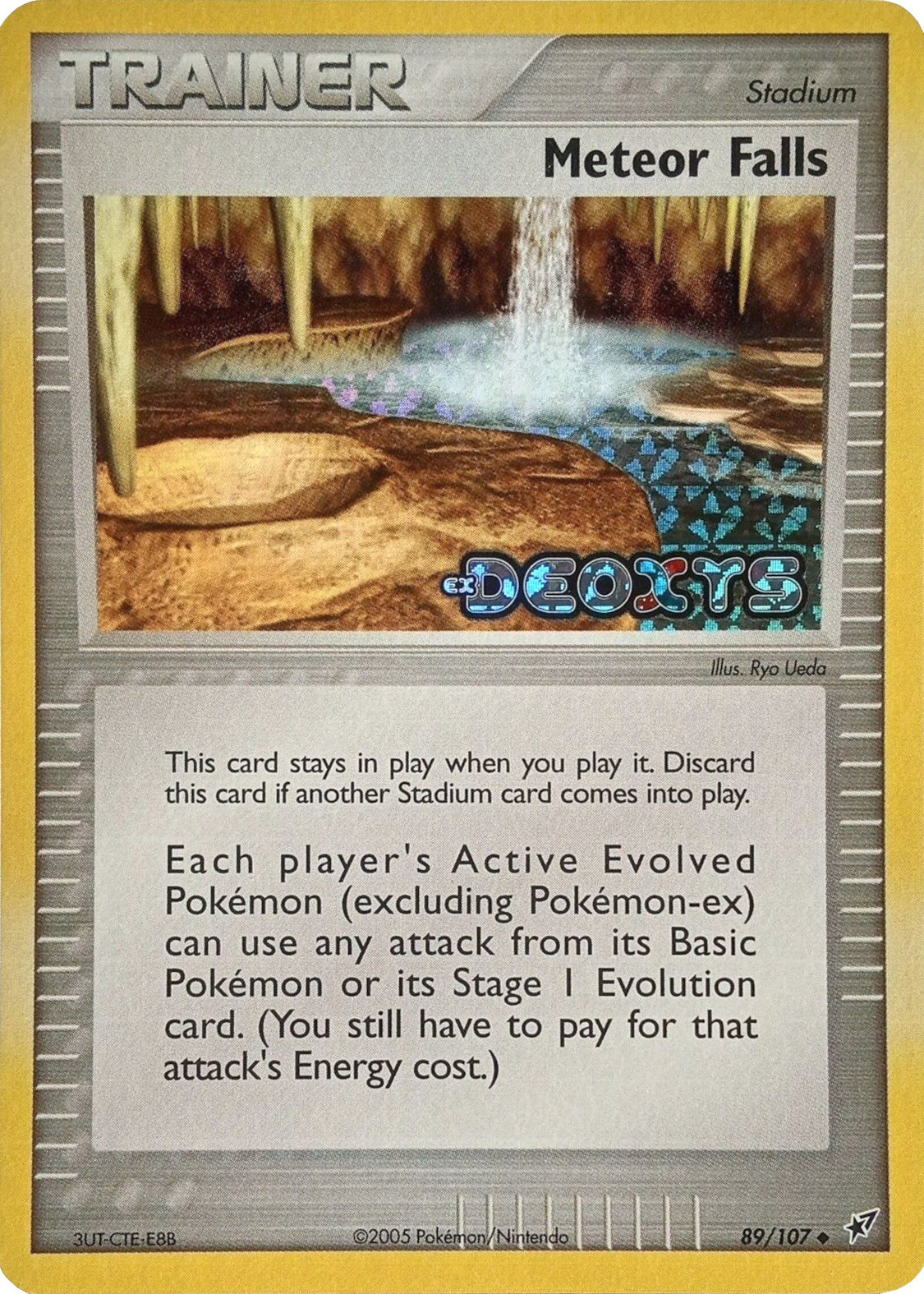 Meteor Falls (89/107) (Stamped) [EX: Deoxys] | Good Games Morley