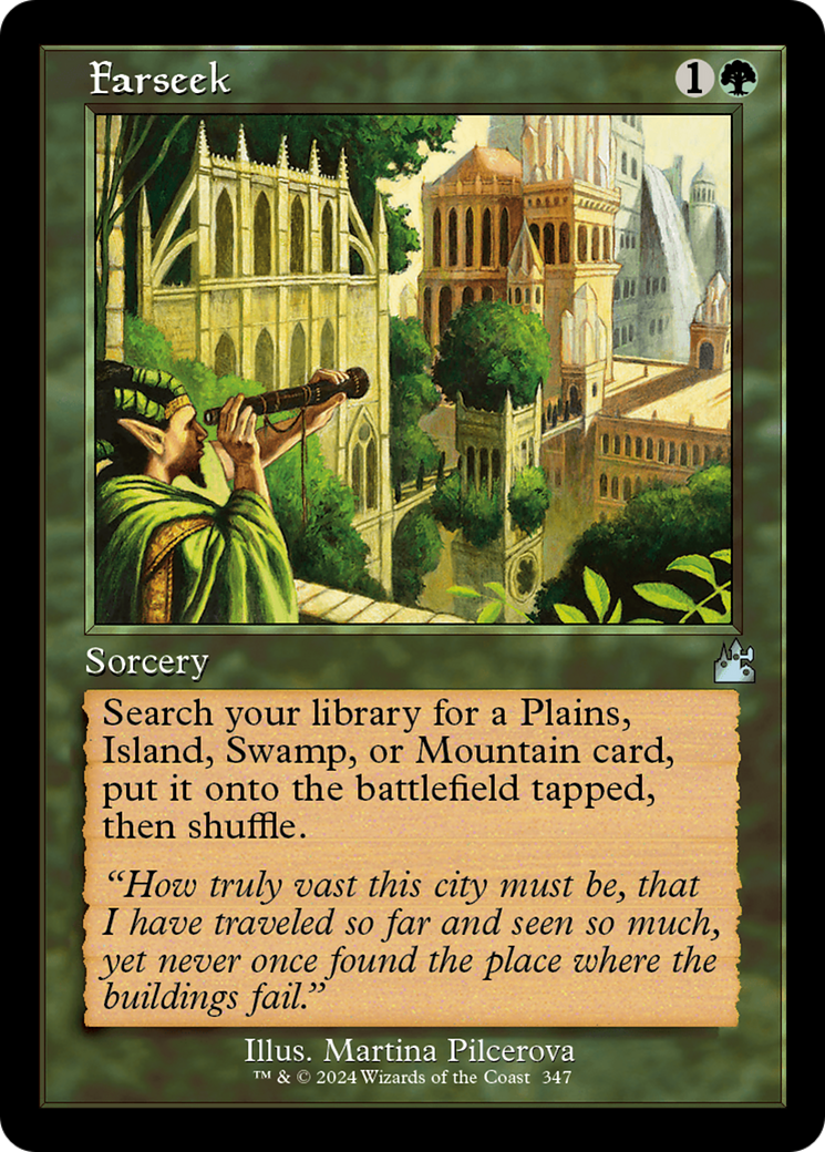 Farseek (Retro Frame) [Ravnica Remastered] | Good Games Morley