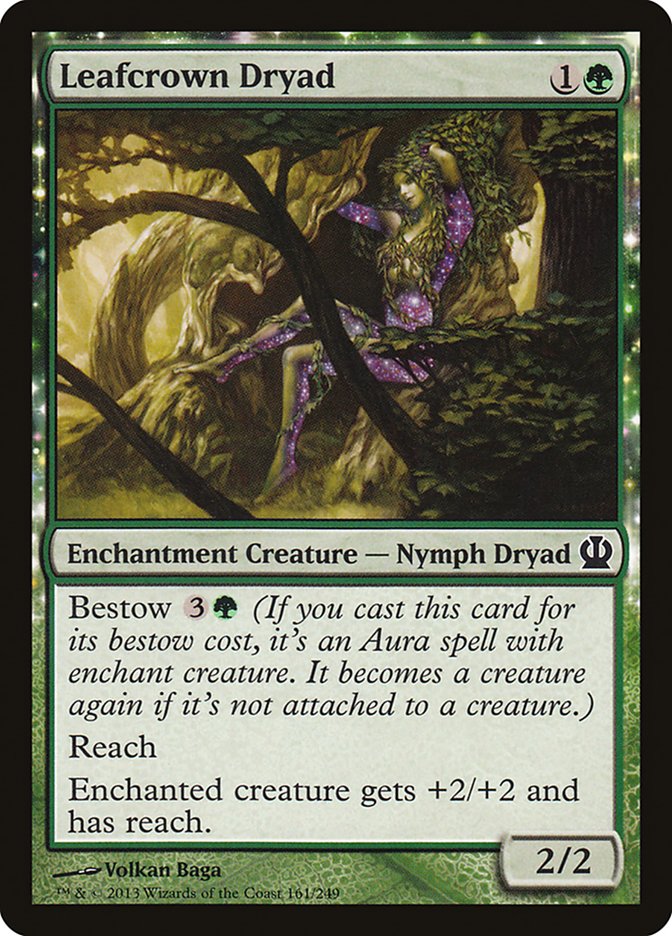 Leafcrown Dryad [Theros] | Good Games Morley