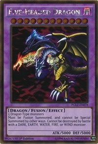 Five-Headed Dragon [PGL2-EN078] Gold Rare | Good Games Morley