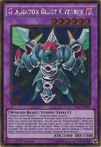 Gladiator Beast Gyzarus [PGL2-EN079] Gold Rare | Good Games Morley