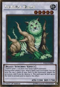 Naturia Beast [PGL2-EN086] Gold Rare | Good Games Morley