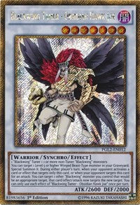 Blackwing Tamer - Obsidian Hawk Joe [PGL2-EN012] Gold Secret Rare | Good Games Morley